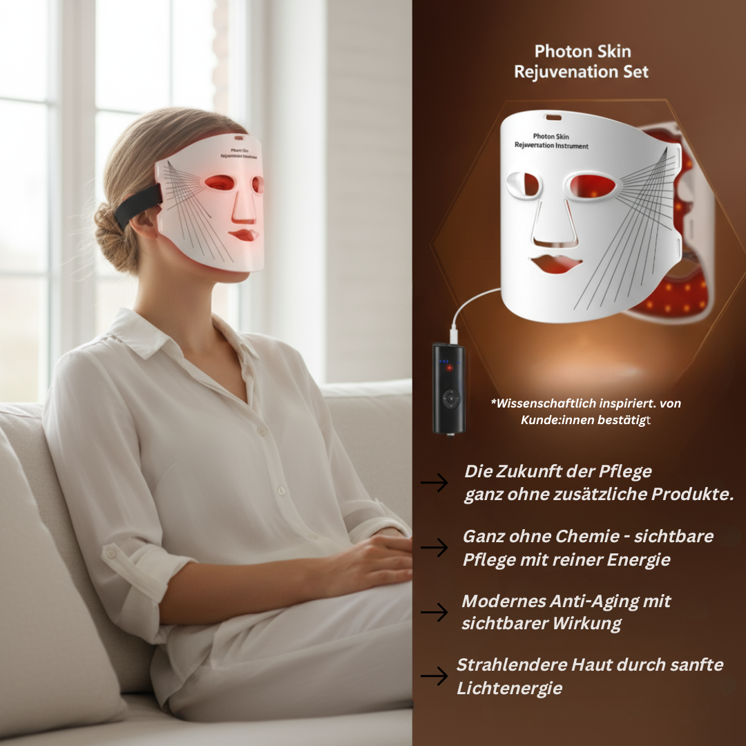 LUVÈLIA PhotonSkin™ 4D Glow Therapie-Maske