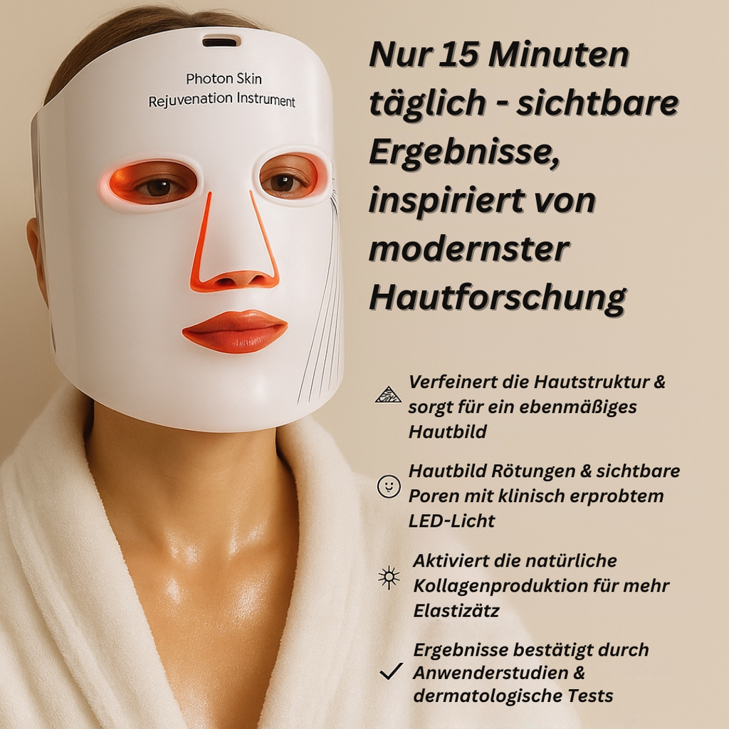 LUVÈLIA PhotonSkin™ 4D Glow Therapie-Maske